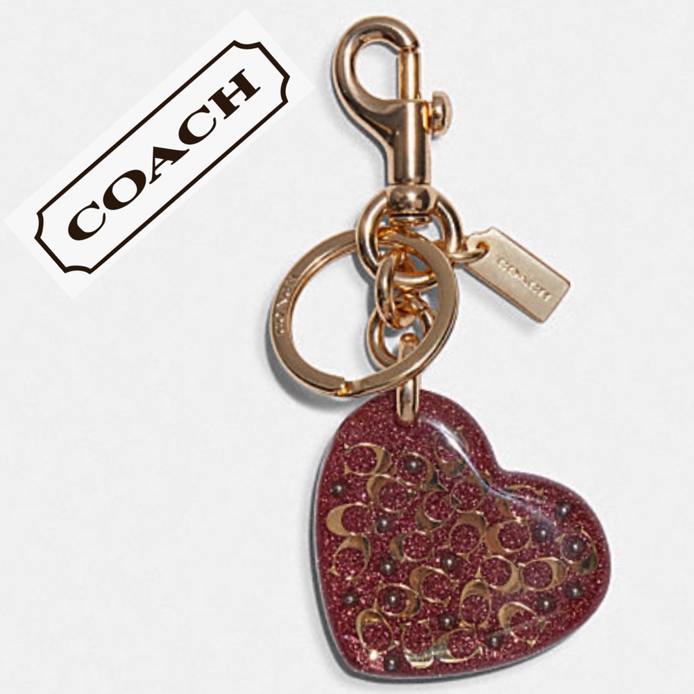 Signature Heart Bag Charm
